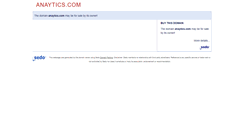 Desktop Screenshot of anaytics.com
